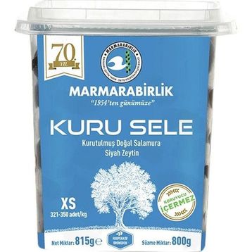 Marmara Birlik XS 800 gr Kuru Sele Siyah Zeytin