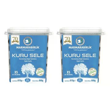 Marmara Birlik XS 800 gr Kuru Sele Siyah Zeytin