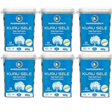 Marmara Birlik XS 800 gr Kuru Sele Siyah Zeytin