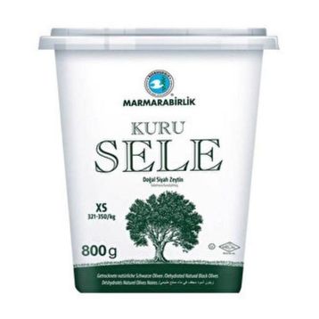 Marmara Birlik XS 800 gr Kuru Sele Siyah Zeytin