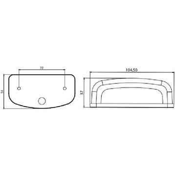Mars 710409 Mavi Universal Microstra PS2 Plakalık Lamba