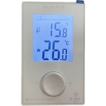 Mars Beyaz Electric Mars S20 Wifi Programlanabilir Oda Termostatı
