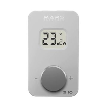 Mars S10 Beyaz Kablosuz Dijital Oda Termostatı