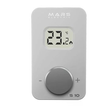 Mars S10 Beyaz Kablosuz Dijital Oda Termostatı