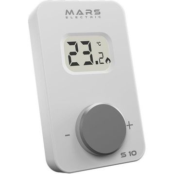 Mars S10 Beyaz Kablosuz Dijital Oda Termostatı