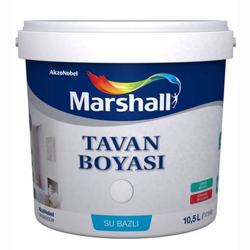 Marshall 10 kg Beyaz Su Bazlı Tavan Boyası