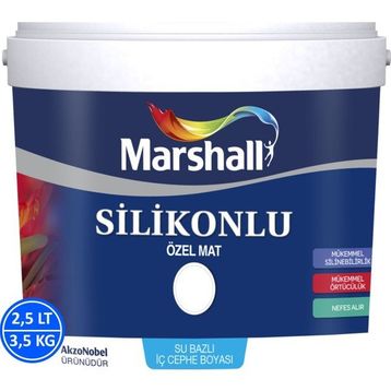 Marshall Adaçayı 2.5 lt Özel Mat Silikonlu Duvar Boyası