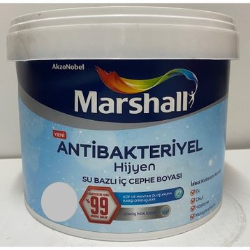 Marshall Antibakteriyel Hijyen Silinebilir Lokum 2.5 lt İç Cephe Boyası