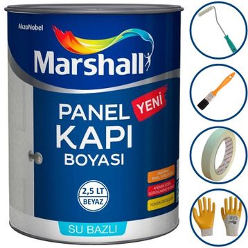 Marshall Beyaz 2,5lt Su Bazlı Panel Kapı Boyası