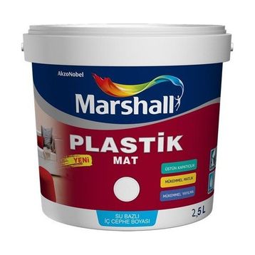 Marshall Buz Beyazı 2.5 lt Silikonlu Özel Mat İç Cephe Boyası