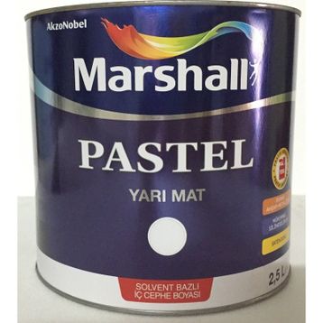 Marshall Buz Beyazı 2.5 lt Silikonlu Özel Mat İç Cephe Boyası