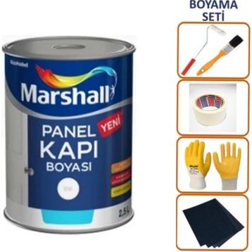 Marshall Buz Saçağı 2.5 lt Panel Kapı Boyası ve Boyama Seti