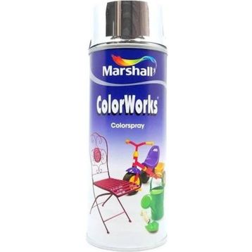 Marshall Colorworks Mat Gümüş 400 ml Sprey Boya