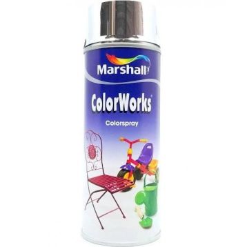Marshall Colorworks Mat Gümüş 400 ml Sprey Boya