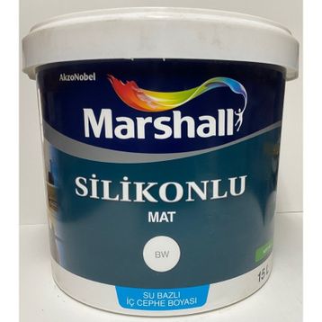 Marshall Ekru 15 lt Silikonlu Özel Mat İç Cephe Boyası