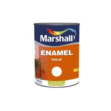 Marshall Enamel Kum Beji 1 lt Parlak Solvent Bazlı Ahşap Ve Metal Boyası