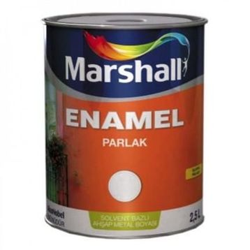 Marshall Enamel Parlak Bayrak Kırmızı 2.5 lt Sentetik Yağlı Boya