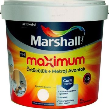 Marshall Fit 15 lt Derya Silikonlu İç Cephe Duvar Boyası