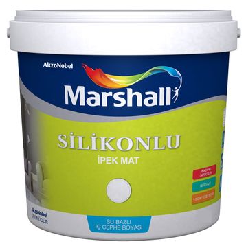 Marshall Fit Akarsu 20 kg Plastik Mat Kolay Silinebilir Su Bazlı İç Cephe Duvar Boyası