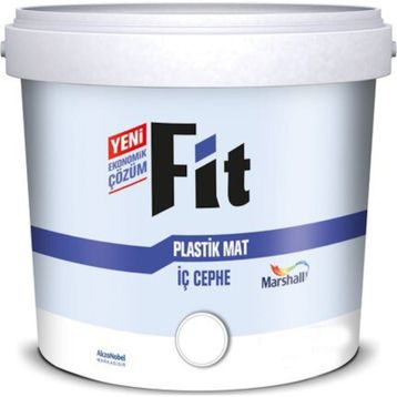 Marshall Fit Deniz Kabuğu 3.5 kg Plastik Mat Su Bazlı İç Cephe Duvar Boyası