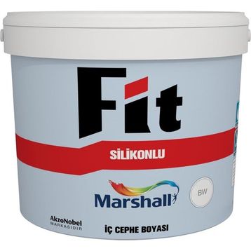 Marshall Fit Mısır Koçanı 20 kg Silikonlu İpek Mat Silinebilir İç Cephe Boyası