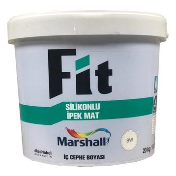 Marshall Fit Mısır Koçanı 20 kg Silikonlu İpek Mat Silinebilir İç Cephe Boyası