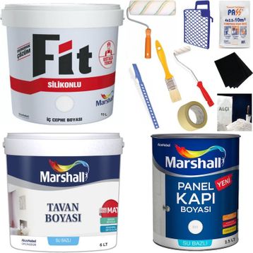 Marshall Fit Silikonlu 20 kg Çakıl Taşı İç Cephe Boyası