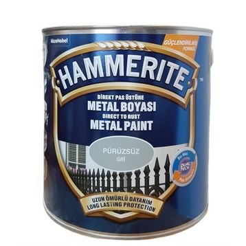 Marshall Hammerite Pürüzsüz Gri 2.5 lt Metal Boyası