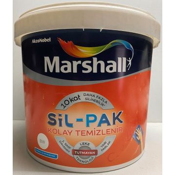 Marshall Kurna 15 lt Silikonlu Özel Mat Silinebilir İç Cephe Boyası
