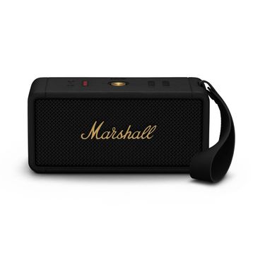 Marshall Middleton Black and Brass Bluetooth Hoparlör