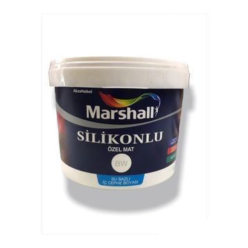 Marshall Özel Mat Fildişi Silikonlu Silinebilir 2.5 lt Duvar Boyası