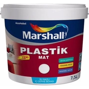 Marshall Plastik Mat Pembe İnci 7,5 lt İç Cephe Boyası