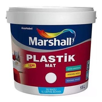 Marshall Plastik Mat Siyah 2,5 lt İç Cephe Boyası