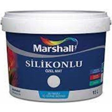 Marshall Silikonlu 1 lt Özel Mat Baz İç Cephe Boyası