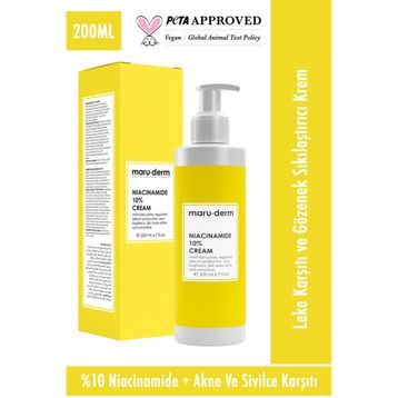 Maruderm 200 ml %10 Niacinamide Leke Karşıtı Bakım Kremi