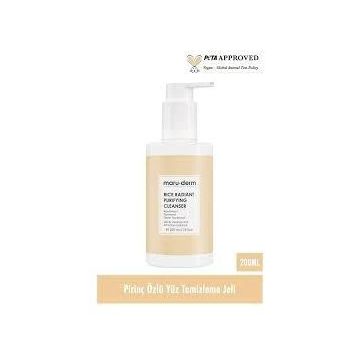 Maruderm 200 ml Pirinç Özlü Aydınlatıcı Yüz Temizleme Jeli