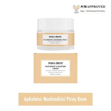 Maruderm 50 ml Pirinç Özlü Aydınlatıcı ve Nemlendirici Krem