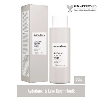 Maruderm Glycolic Acid %7 250 ml Aydınlatıcı ve Leke Karşıtı Tonik