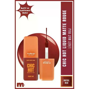 Maruderm Liquid Matte Rouge Royal Red Likit Ruj
