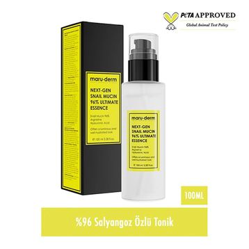 Maruderm Next-Gen Snail Mucin 96% Ultimate Essence 100 ml Salyangoz Özlü Nemlendirici ve Besleyici Tonik