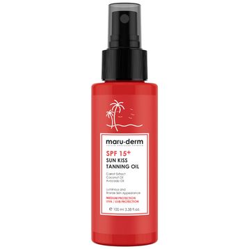Maruderm Sun Kiss Bronzlaştırıcı SPF15+ 100 ml Güneş Yağı