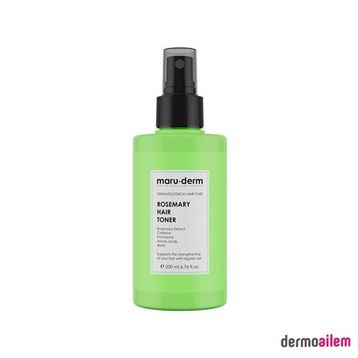 Maruderm Vegan 200 ml Biberiye Tüm Saç Tipleri Saç Bakım Toniği