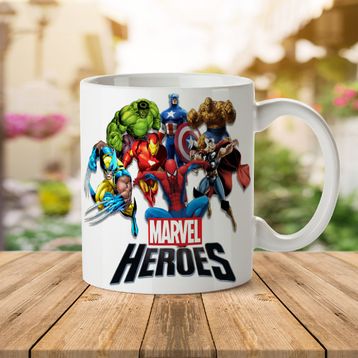 Marvel Heroes Porselen Kupa Bardak