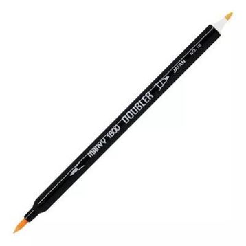 Marvy 1800-16 Soluk Turuncu Çift Uçlu Brush Pen Fırça Kalem