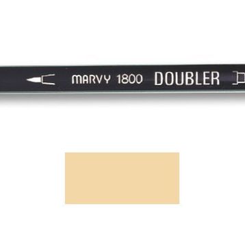Marvy 1800-24 Bej Çift Uçlu Brush Pen Fırça Kalem