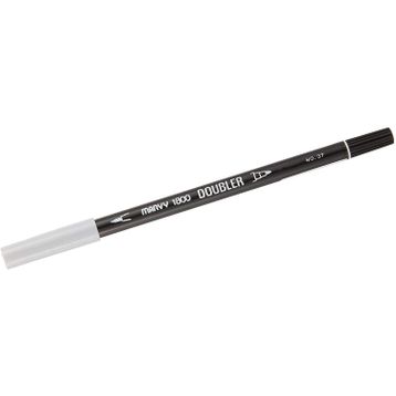 Marvy 1800-37 Açık Gri Çift Uçlu Brush Pen Fırça Kalem