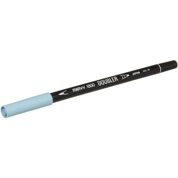Marvy 1800-41 Mavi Gri Çift Uçlu Brush Pen Fırça Kalem