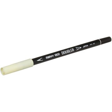 Marvy 1800-42 Krem Sarı Çift Uçlu Brush Pen Fırça Kalem