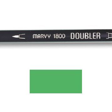 Marvy 1800-48 Yaprak Yeşili Çift Uçlu Brush Pen Fırça Kalem