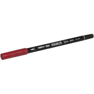 Marvy 1800-65 Kiraz Çift Uçlu Brush Pen Fırça Kalem